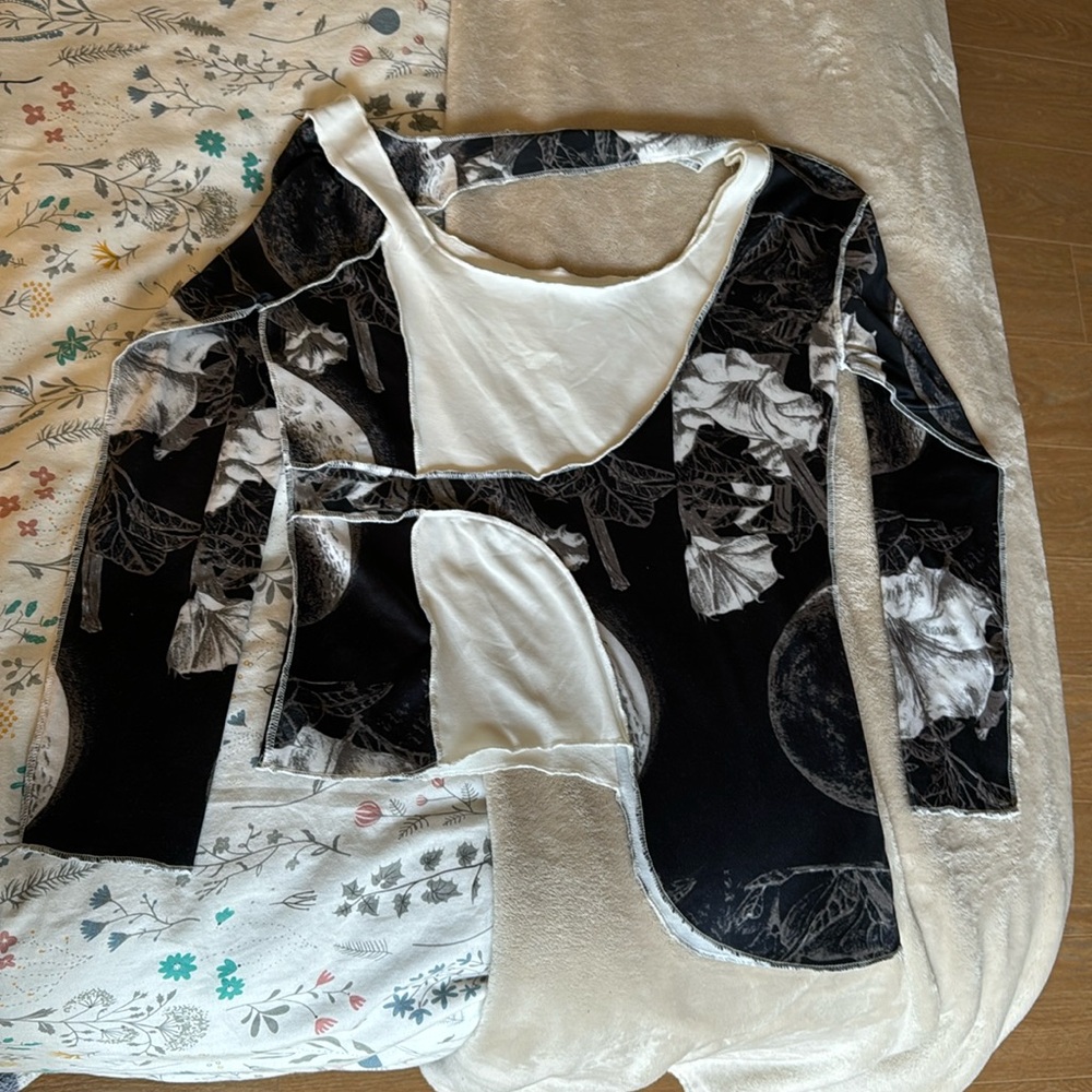 Asymmetrical top bought from Vancouver boutique